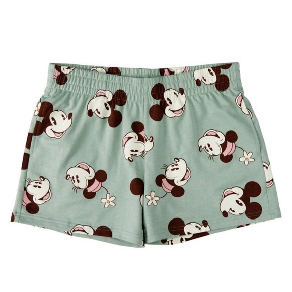 Disney Vintage Minnie Mouse Aldi Limited Edition Ladies Short - M - Picture 1 of 3